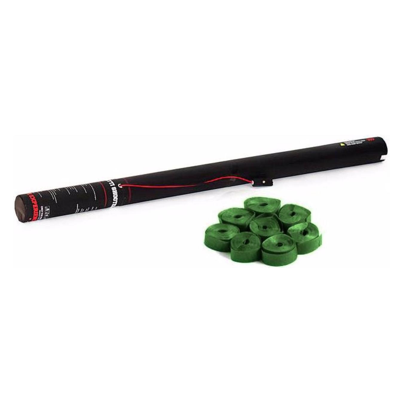 TCM Streamer-Ladung elektrisch 80cm, dunkelgrün (Show Konfettikanone) (51708666)