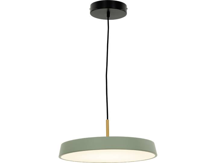 Pendellampe Ellis messing/grün Aluminium 1700 lm B 40 cm - LED - Lichtfarbe: Extra warmweiss
