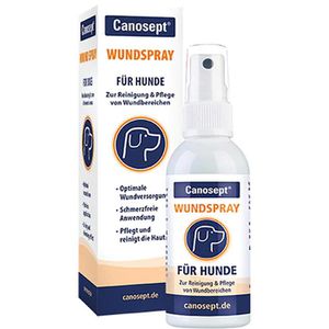Canosept Wundspray für Hunde, 75ml, zur Wundreinigung, ohne Alkohol, für akute & chronische Wunden
