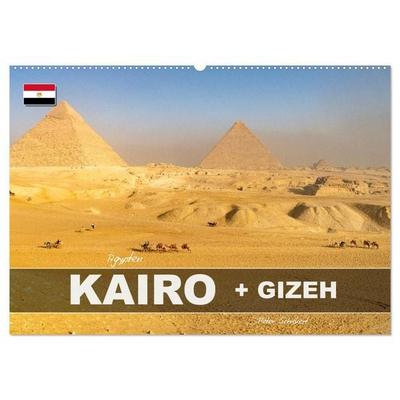 Ägypten - Kairo + Gizeh (Wandkalender 2027 DIN A2 quer), CALVENDO Monatskalender