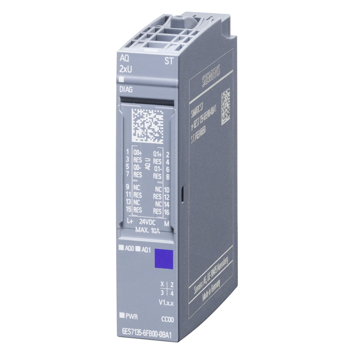 Siemens Ausgangsmodul Analog AQ 2xU Standard 6ES713 (6ES71356FB000BA1)