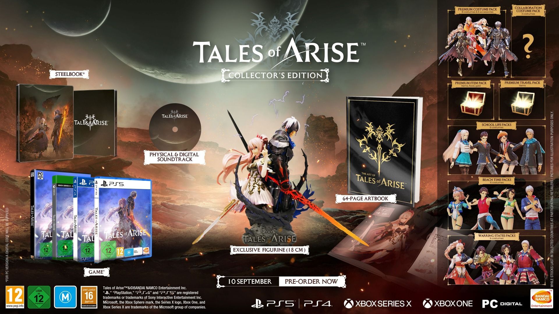 Tales of Arise Collectors Edition (CIB) PS5 (Käytetty)