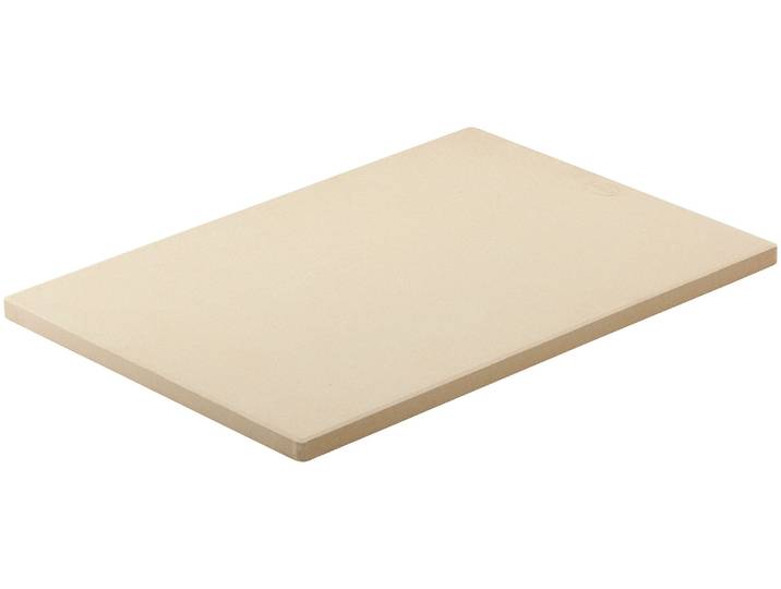 Backstein RÖSLE für Grill und Backofen, 25235 , beige (weiß), B:30cm H:1,5cm T:42cm, Cordierit, Backbleche, Backstein, Pizzastein zum Backen von Pizza, Flammkuchen oder Brot, 42x30 cm