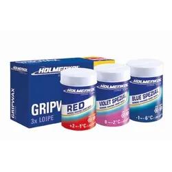 Holmenkol Langlauf Wax 3x Loipe Grip Wax