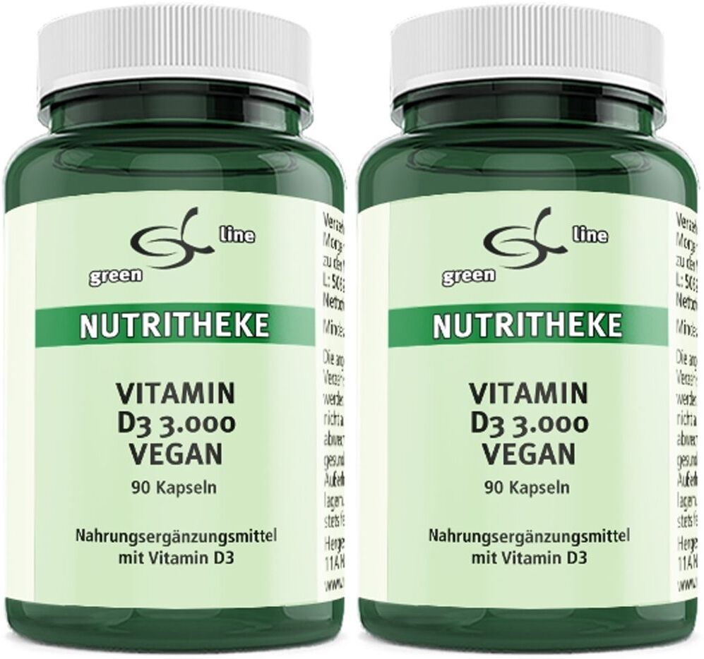 green line Vitamin D3 3000 vegan Kapseln 2x 2x90 St
