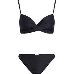 FIREFLY Damen Bikini Da.-Bikini Sarina W Wavy ST, Größe 40B in Schwarz Schwarz