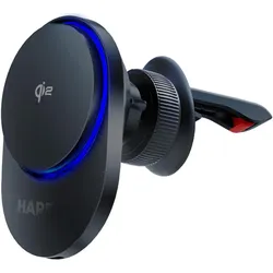 3MK Ładowarka indukcyjna Hardy AeroCharger 15W MPP Qi2 czarny (15 W), Wireless Charger, Blau, Schwarz