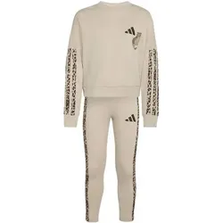 ADIDAS Kinder Sportanzug SET, , ANIMALPRINT, Größe 110 in Braun Braun