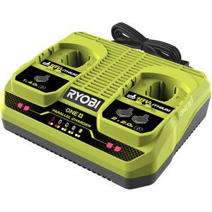 Ryobi Werkzeugakku-Ladegerät RC18240 ONE+, für 2x 18,0V Akkus