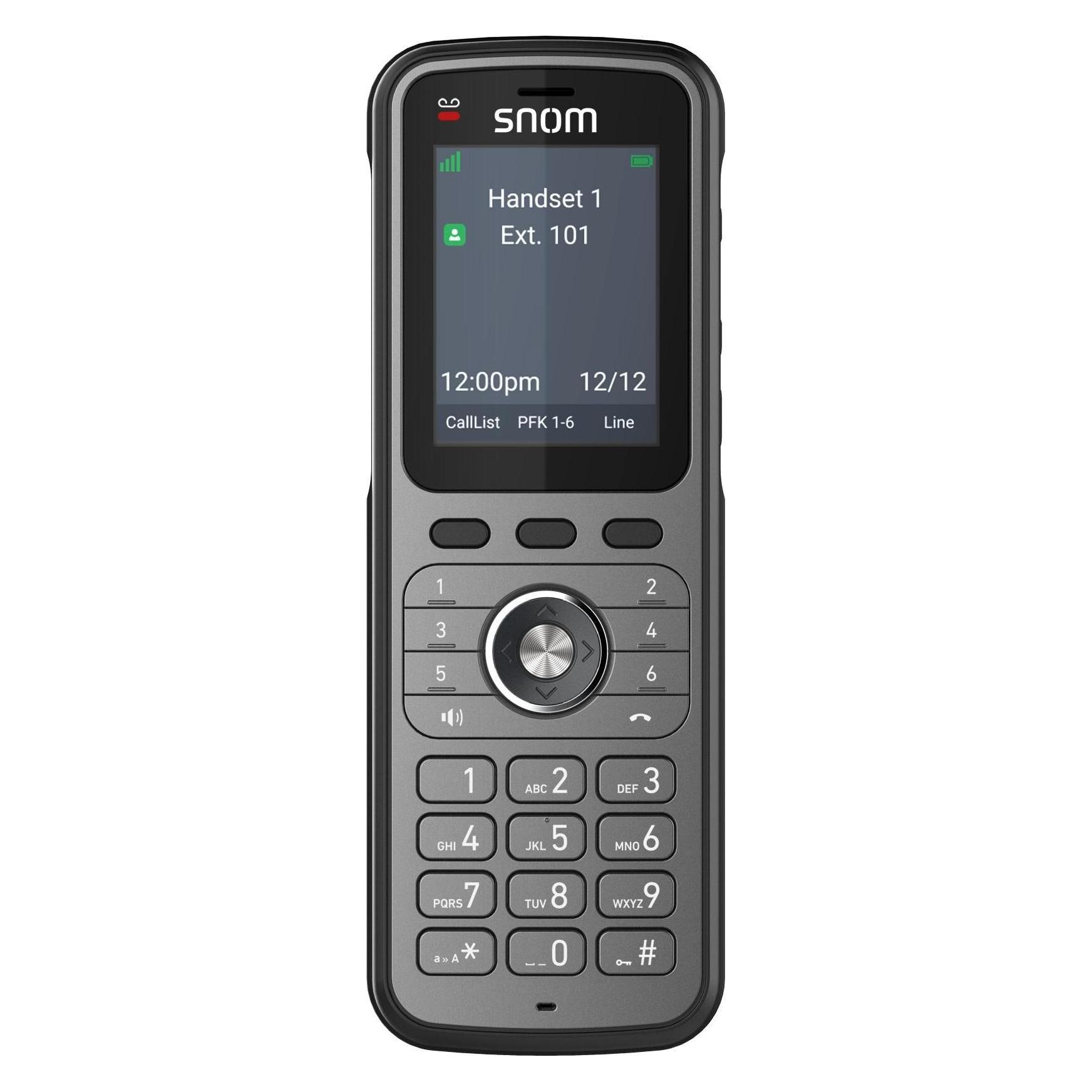 Snom M56 IP67 zertifiziertes DECT Mobilteil für M500 (4656)