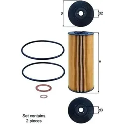 Ölfilter MAHLE OX 137D1/S
