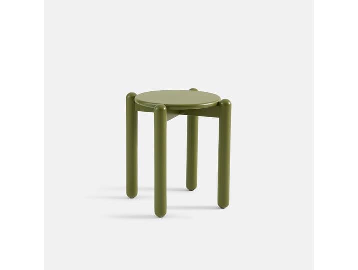 LA REDOUTE Tabouret hêtre massif coloré, COLOQUO Vert