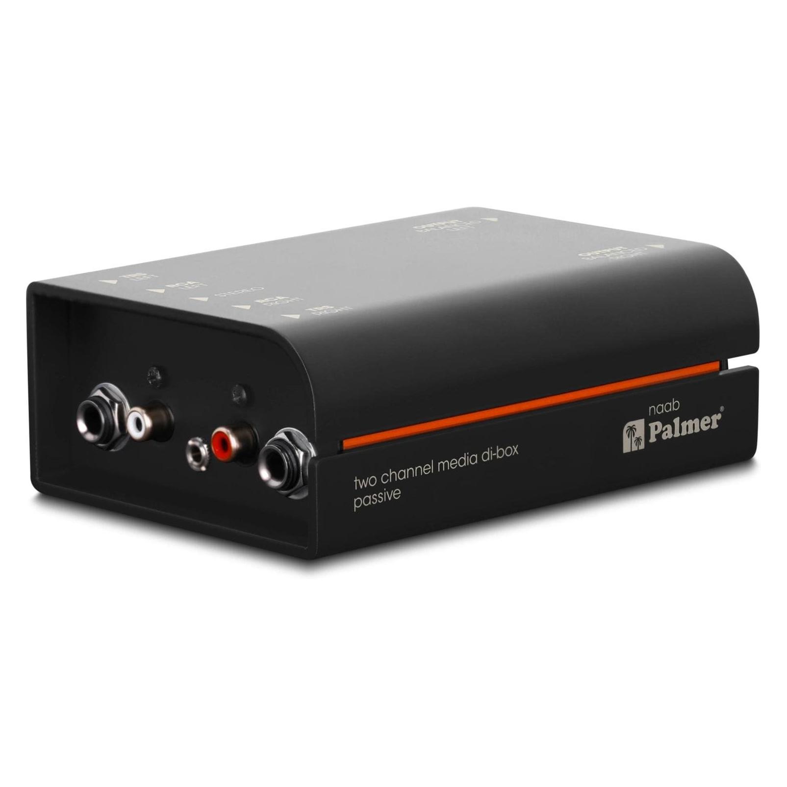 Palmer Audio naab - Passive 2-Kanal Media DI-Box (DI Box) (PNAAB)