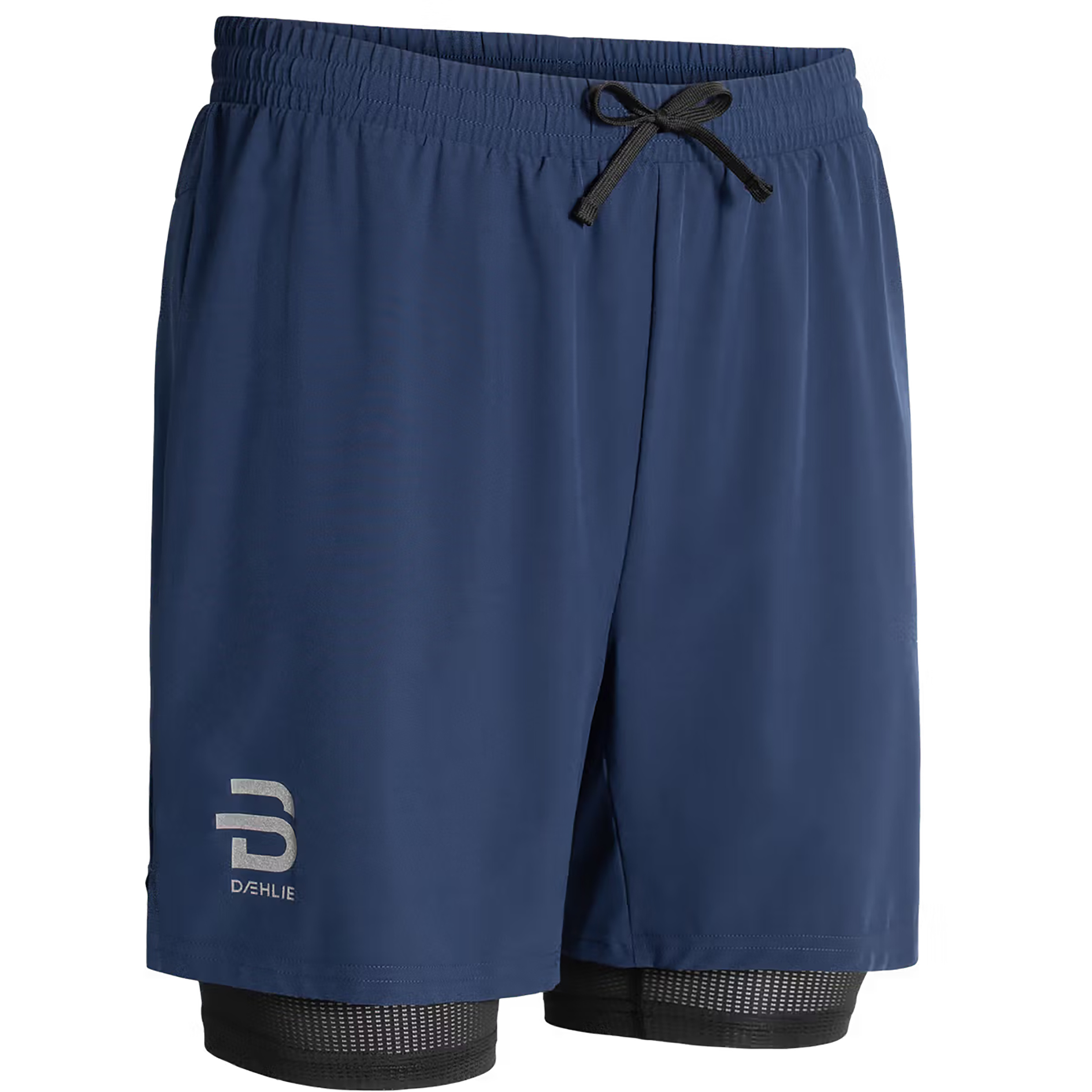 Daehlie Run 2 in 1 Herren Laufhose blau Größe XL Laufen Schnell trocknend