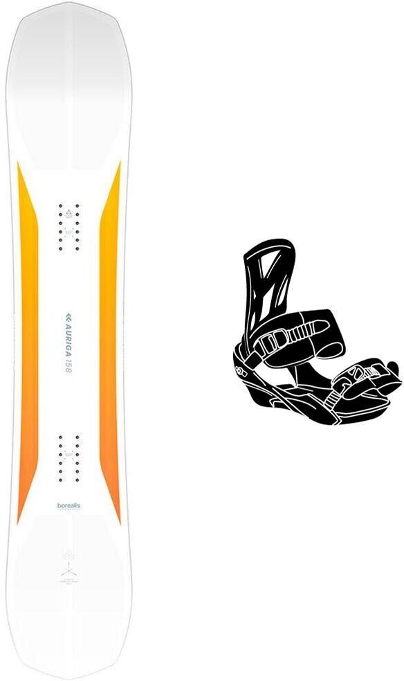 Borealis  - Pack Planche Snowboard Auriga - 158 + Fifty - Planche Snowboard