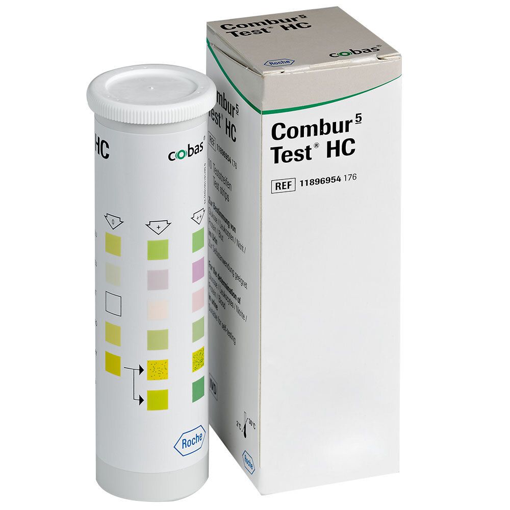 Combur 5 Test HC Teststreifen 10 St Teststäbchen