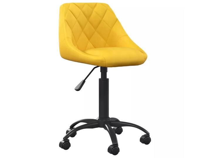 VidaXL - Bürostuhl samt, One Size, Senfgelb
