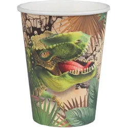 Santex, Einweggeschirr, Dinosaurier Pappbecher (10Stk) (10x)