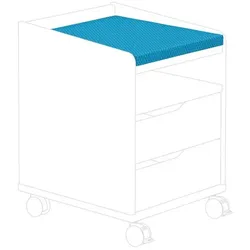 Paidi Sitzpolster Stoff Blau Azur