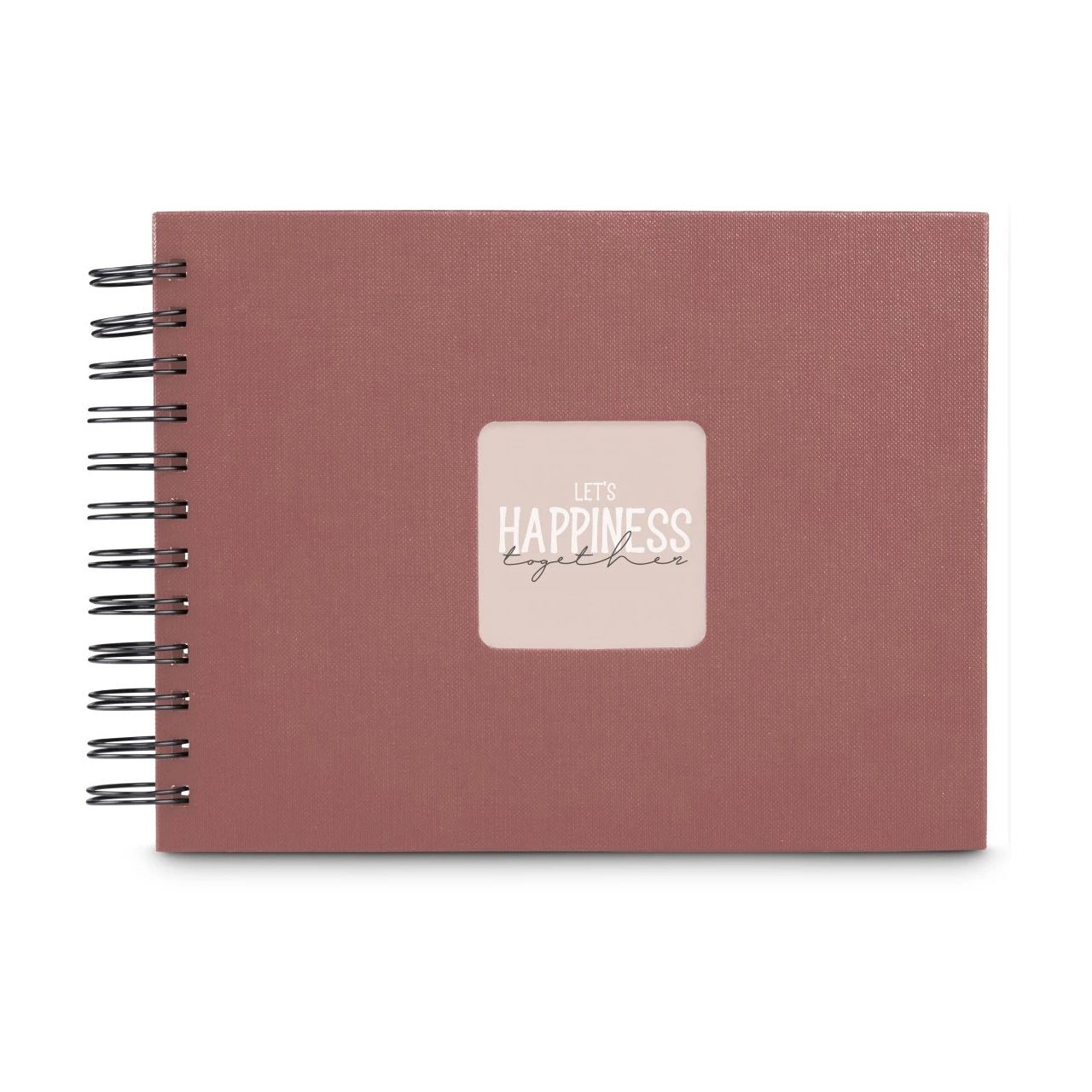 hama Fotoalbum Fine Art neutral 24,0 x 17,0 cm, 50 schwarze Seiten Terra