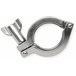 Verschluss-Klammer aus Edelstahl für CLAMP-Kupplung  bis 25 bar - 77 mm