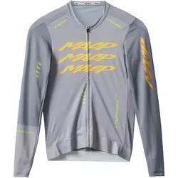 MAAP Pulse Pro Air LS Jersey 3.0 Langarm Radtrikot Herren - platinum grey - S