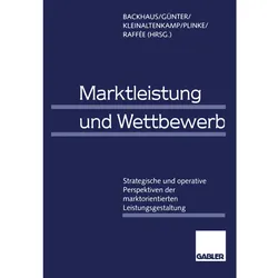 Marktleistung und Wettbewerb, Fachbücher
