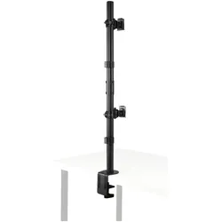Kensington Dual Monitorarm Vertikal (Tisch, 32", 9 kg), Monitor Halterung, Schwarz