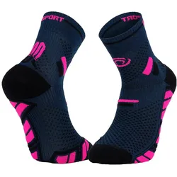 BV Sport, Herren, Sportsocken, Ultra 2 (39 - 41), Pink, Blau
