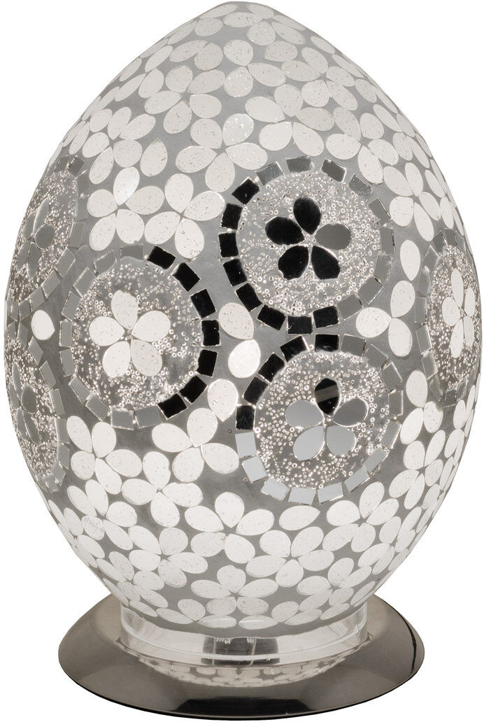 World Menagerie Culley Glass Novelty Silver 30cm H X 22cm W X 22cm D
