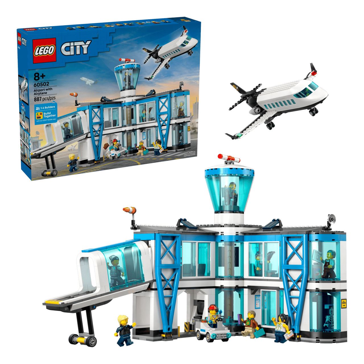 LEGO City 60502 Flughafen mit Flugzeug