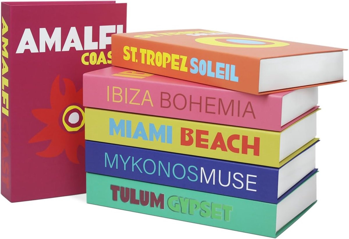 Vellaro Decoratieve Boeken voor Interieurdecoratie - Klassiek Ontwerp - Karton