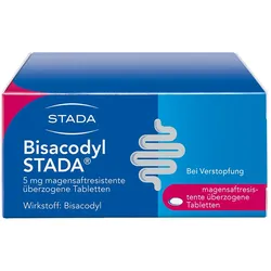 BISACODYL STADA 5 mg magensaftres.überzog.Tabl. 100 St