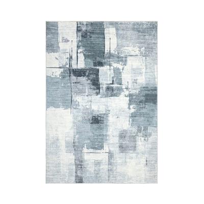 Teppich KAYOOM "Elegantica 325", blau (grau), B:200cm H:12mm L:290cm, Polyester, Teppiche, Teppich, Kurzflor, Modernes Muster, Deko, Wohnzimmer