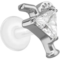 PTFE Labret mit Innengewinde + Titan-Aufsatz COCKTAIL