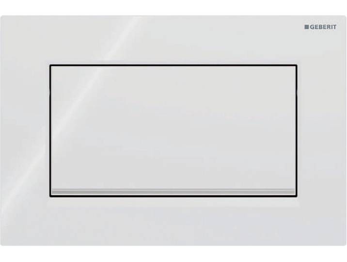 Geberit Sigma 30 bedieningspaneel - wit chroom