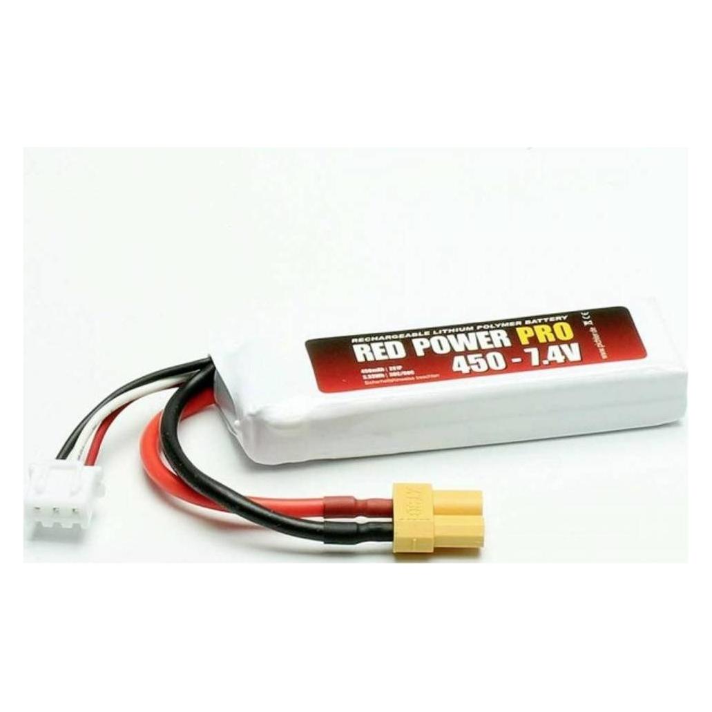 Red Power Modellbau-Akkupack (LiPo) 7.4 V 400 mAh Softcase XT30 (400 mAh, 7.40 V) (19123)