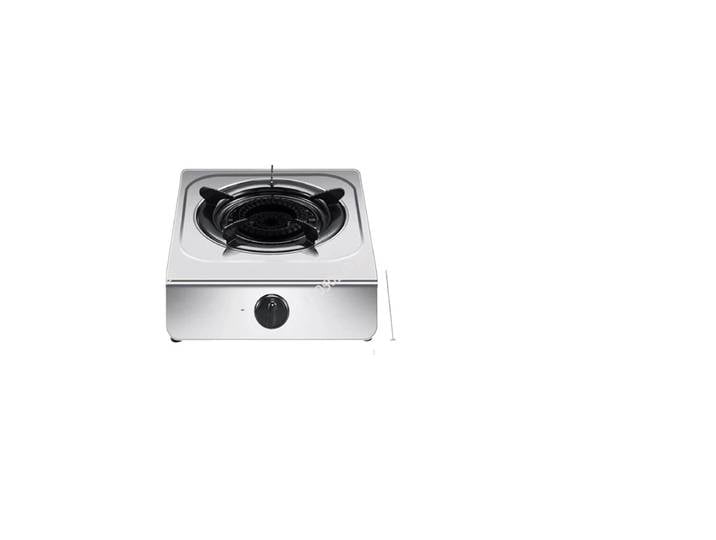 Brûleur Wok simple de haute qualité, cuisinière à gaz en acier inoxydable pour la cuisine, cuisinière simple à gaz liquéfié, cuisinière à gaz naturel GPL