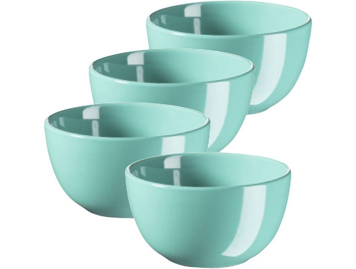 Schüsselset - Farbe: türkis - Material: Steinzeug - 1445