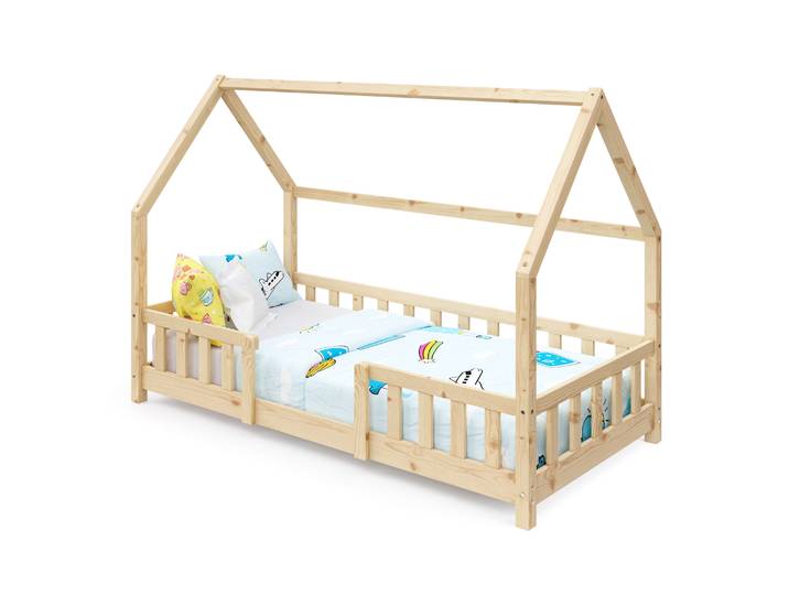 Kinderbett MAISON 80 x 160 cm natur