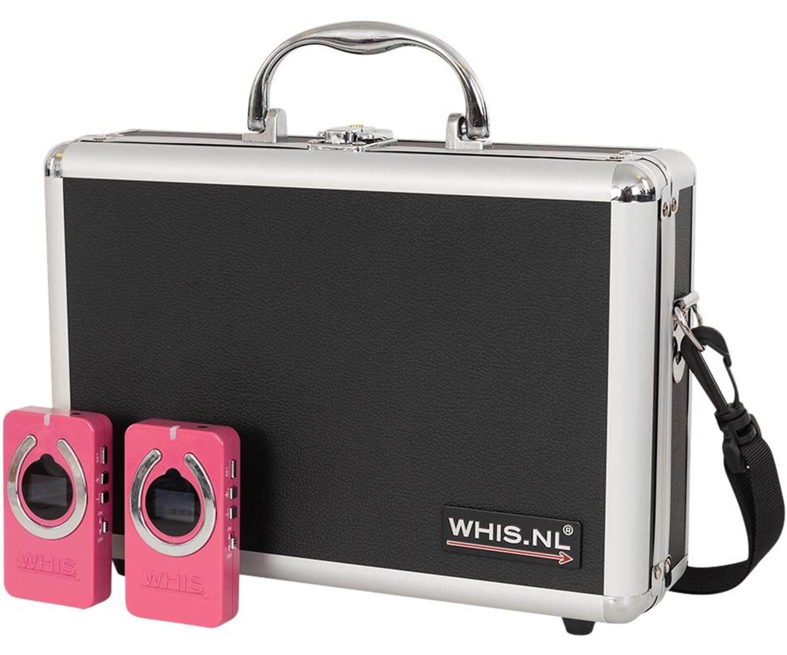 WHIS Kommunikationssystem Competition Komplett Audio-Headset-System Rosa