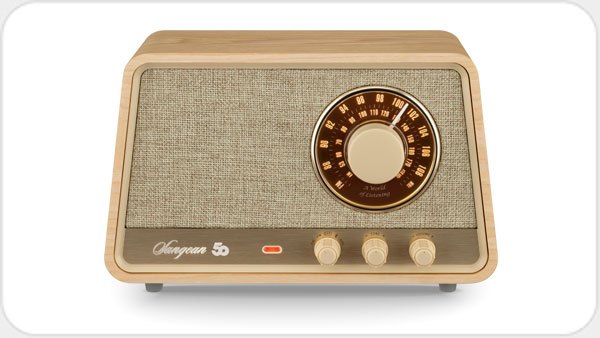 Sangean WR-101 Premium-Retro-Radio *walnuss* SG99778