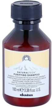 Davines Naturaltech Purifying Shampoo champô de limpeza anti-caspa 100 ml. Naturaltech Purifying Shampoo