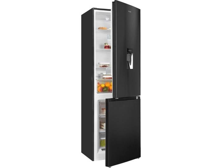 exquisit Kühl-/Gefrierkombination KGC320-95-E-WS-040C inoxlook-az, 185,8 cm hoch, 60 cm breit