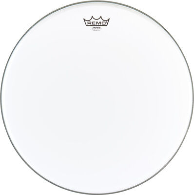 "Remo 18"" Emperor White Smooth Tom "