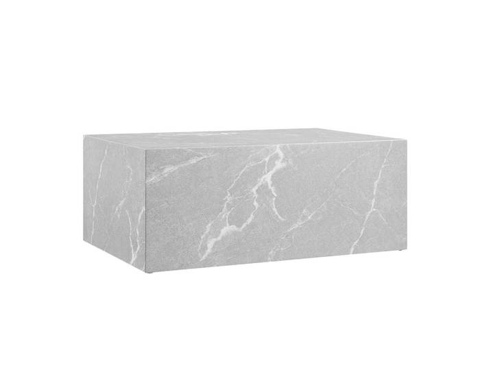 Livetastic Couchtisch, Grau, Marmoroptik, rechteckig, 60x35x90 cm, Wohnzimmer, Wohnzimmertische, Couchtische, Couchtische Marmoroptik
