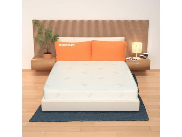 MiaSuite Matratze aus Memory-Schaum für Einzelbett, Höhe 20 cm, Bezug Silver, antibakteriell, milbendicht, formstabil, DimoraH20 (140x200 cm)