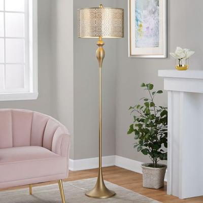 Lumisource Rachael Floor Lamp Gold , Gold