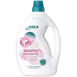 HAKA Sensitiv Waschmittel 2l Flüssigwaschmittel Waschmittel für Babys Allergiker