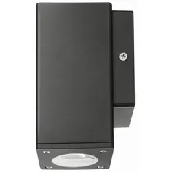 Heitronic Wandleuchte Galera GU10 IP54 anthrazit